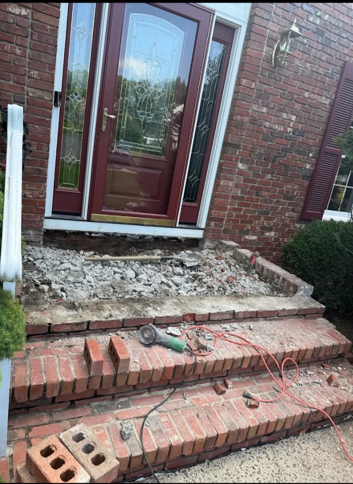 Wilson Masonry crew working on a commercial rooftop in NYC